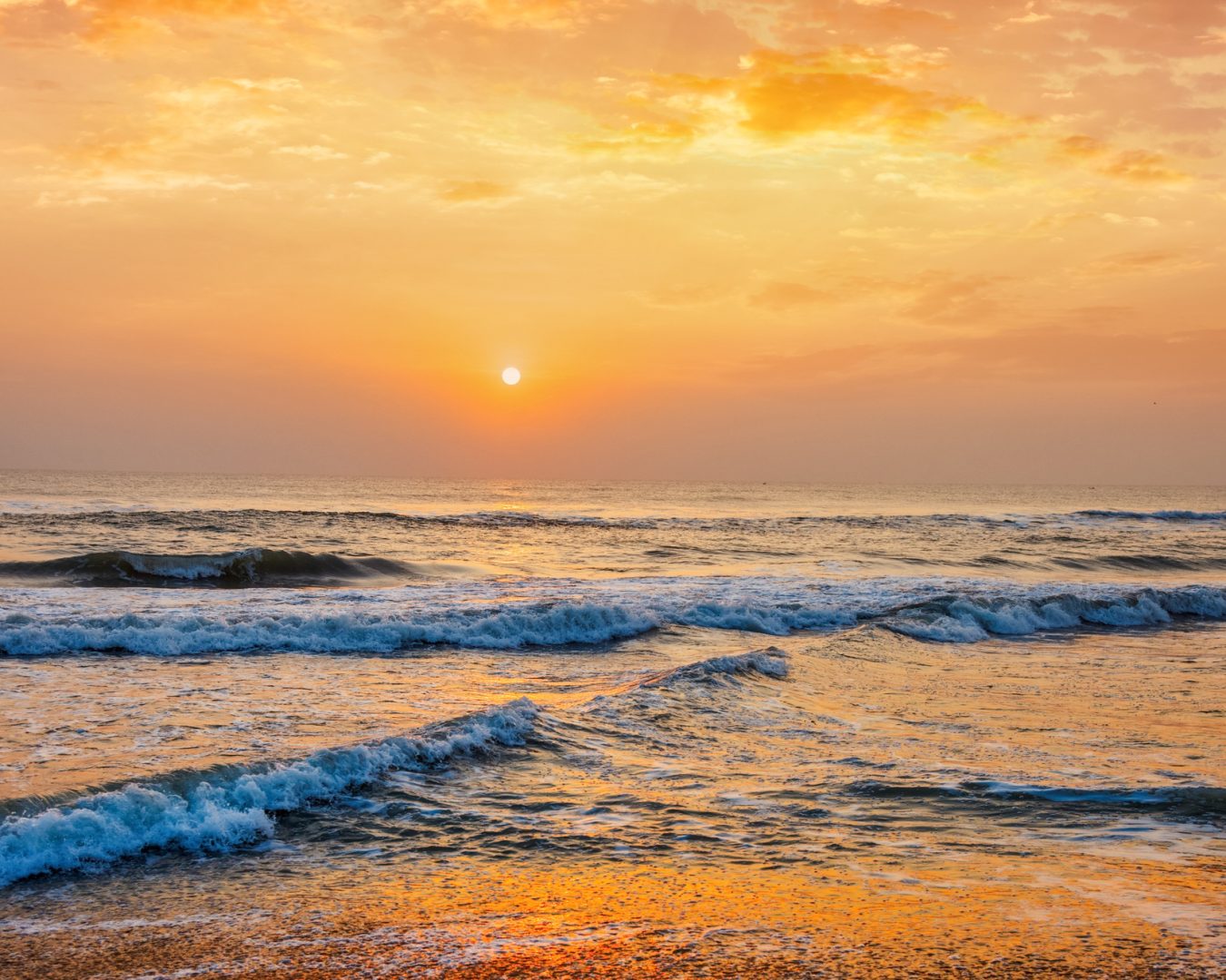 Sunrise on beach